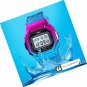 Womens Watch Gradient Color Silicone Plating Digital Electronic Sports
