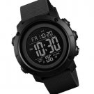 Digital Watch Sports Waterproof Military Back Light Small Watch for Men Black