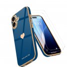 for iPhone 16 Case with Screen Protector [2 Pack] Girl Women Cute Girly