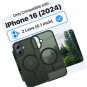 Magnetic for iPhone 16 Case,[Compatible with MagSafe][Military Grade Drop Matte