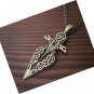 Viking Odin Gungnir Spear Arrowhead Spearhead Pendant Necklace Charm Talisman -