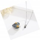 Sunflower Urn Necklace for Ashes Cremation Jewelry 925 Sterling Silver Bee Note Sunflower Urn Necklace for Ashes Cremation Jewelry 925 Sterling Silver Bee Note
