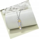 Urn Necklace Sterling Silver Bar Tree of Life/Rose Star Cremation for