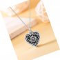 Sterling Silver Ashes Necklace - Urn Keepsake for Human Ashes Memorial