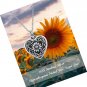 Sterling Silver Ashes Necklace - Urn Keepsake for Human Ashes Memorial
