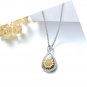 Infinity Sunflower Urn Necklace for Ashes Cremation Jewelry 925 Sterling