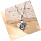 925 Sterling Silver Heart Urn Necklace Simple Blank Always in My Heart Ashes Kit 925 Sterling Silver Heart Urn Necklace Simple Blank Always in My Heart Ashes Kit