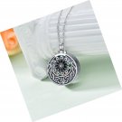 Sunflower Cremation Jewelry 925 Sterling Silver Urn Necklace Keepsake Ashes Hair