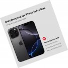 2-Pack iPhone 16 Pro Max Screen Protector [Auto-Align Ultra HD Clear, 9H Glass,