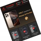 for iPhone 16 Pro Max Case with Card Holder (4 Cards) [RFID Blocking]