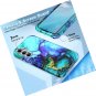 Compatible with Samsung Galaxy S24 FE Case,Marble Pattern 3 in 1 Heavy Duty Full