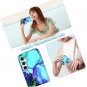 Compatible with Samsung Galaxy S24 FE Case,Marble Pattern 3 in 1 Heavy Duty Full