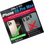 Case for iPhone 16 Pro Max 5G, Genuine Leather Wallet Folio RFID Card -