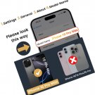 for iPhone 16 Pro Max Case with Card Holder and Kickstand and Slide Camera Lens