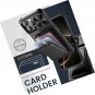 for iPhone 16 Pro Max Case with Card Holder and Kickstand and Slide Camera Lens