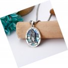 Virgin Mary Necklace Sterling Silver Virgen De Guadalupe Mother Mary Gifts Virgin Mary Necklace Sterling Silver Virgen De Guadalupe Mother Mary Gifts
