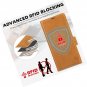 Wallet Case for Galaxy S25 Ultra 5G, Genuine Leather RFID Blocking Card