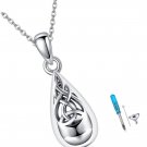 Teardrop Urn Necklace for Ashes Sterling Silver Filigree Celtic Teardrop Jewelry Teardrop Urn Necklace for Ashes Sterling Silver Filigree Celtic Teardrop Jewelry
