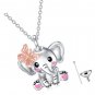 Elephan Cremation Urn Necklace for Human Pet Ashes 925 Sterling Silver