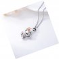 Elephan Cremation Urn Necklace for Human Pet Ashes 925 Sterling Silver