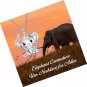 Elephan Cremation Urn Necklace for Human Pet Ashes 925 Sterling Silver