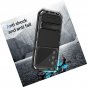 For Samsung Galaxy S24 FE Case Metal Heavy Duty Phone Case para Built-in Screen
