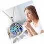 Giraffe Necklace 925 Sterling Silver Abalone Shell Giraffe Pendant of