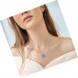 Giraffe Necklace 925 Sterling Silver Abalone Shell Giraffe Pendant of