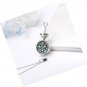 925 Sterling Silver Celtic Triple Moon Goddess Urn Necklace for Ashes Abalone of