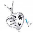 Sterling Silver Pet Urn Necklace for Women Sterling Silver Pet Urn Necklace for Women