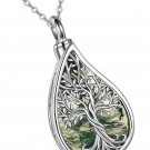 Urn Necklaces for Ashes 925 Sterling Silver Abalone Shell Tree of Life for Urn Necklaces for Ashes 925 Sterling Silver Abalone Shell Tree of Life for