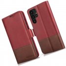 for Samsung S22 Ultra Case, Genuine Leather [RFID Blocking] Galaxy S22