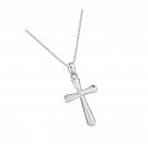 Delicate Sterling Silver Cross Necklace for Women 925 Sterling Silver Simple