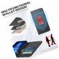 Case for iPhone 13 Mini 5G, Genuine Leather Wallet Folio Magnetic RFID