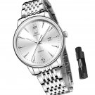 Mens Watches Big Face Watches for Men Mens Stainless Steel Band Watches