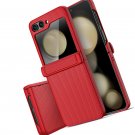 For Samsung Galaxy Z Flip 5 Case with Hinge Protection and Back Screen Z