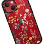 For iPhone 13 Mini Case [6.6ft Drop Protection] - Spring Botanicals