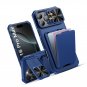for iPhone 16 Pro Max Case with Stand and Credit Card Holder and Sliding Camera
