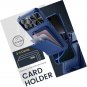 for iPhone 16 Pro Max Case with Stand and Credit Card Holder and Sliding Camera