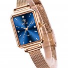 Rose Gold Watch for Women Vintage Dainty Dress Waterproof Stainless Steel for