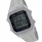 Casio Men's Vintage A178WA-1A Silver Stainless-Steel Quartz Watch with Grey Dial Casio Men's Vintage A178WA-1A Silver Stainless-Steel Quartz Watch with Grey Dial