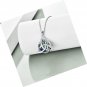 925 Sterling Silver Celtic Knot Necklace Compass Jewelry Irish