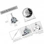 925 Sterling Silver Celtic Knot Necklace Compass Jewelry Irish