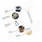 Urn Necklaces for Ashes Sterling Silver Vertidal Bar Pendant Necklace Urn