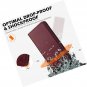 Wallet Case for Galaxy S24 FE, Genuine Leather Flip Magnetic RFID Card