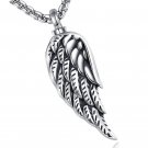 925 Sterling Silver Angel Wing Necklace for Women Men Wing Urn Necklace for Wing