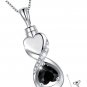 Sterling Silver Urn Neckalce for Ashes for Women: Cremation Jewelry for Women -