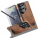 Strong Magnetic for Samsung Galaxy S25 Ultra Case Leather,[Compatible with Slim Strong Magnetic for Samsung Galaxy S25 Ultra Case Leather,[Compatible with Slim