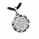 925 Sterling Silver Viking Valkyrie Pendant Necklace - Ancient Odins Warrior - -
