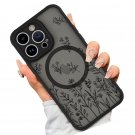 Magnetic Case for iPhone 14 Pro [Compatible with MagSafe] Cute Black PC